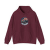 Vintage Muscle Car with American Flag Hoodie | America Graphic Sweatshirt