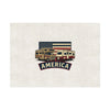 RV Camper Americana Rug | American Flag, Motorhome and Trailer Design