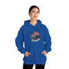 Vintage Muscle Car with American Flag Hoodie | America Graphic Sweatshirt