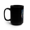 Honor the Fallen Soldiers Mug | American Flag Military Tribute, 15oz Black Mug