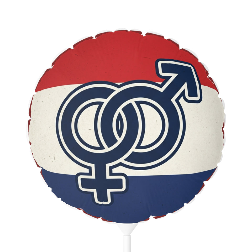 Interlocking Male Female Symbols Balloon 11"