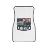 Classic Muscle Car America Car Floor Mat | Patriotic Flag Driving