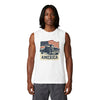 Vintage Pickup Truck America Tank Top | American Flag Patriotic Muscle Tee