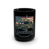 Military Humvee with American Flag Mug