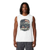 America Off-Road Jeep Truck Muscle Tank | American Flag Shield Graphic