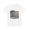 Vintage Pickup Truck America T-Shirt | American Flag, Retro Truck Design