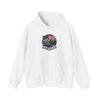 Vintage Muscle Car with American Flag Hoodie | America Graphic Sweatshirt