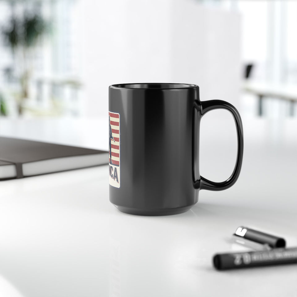 America Flag Soldiers Mug | Patriotic Military Coffee Cup