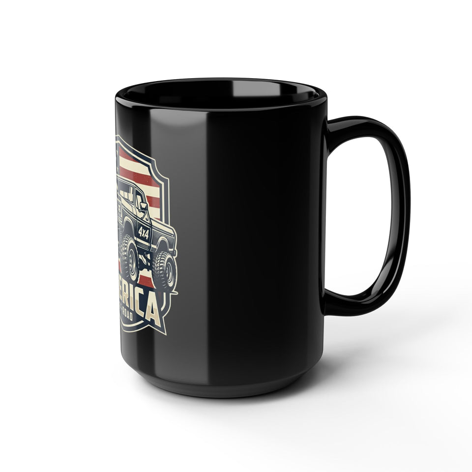 America Off-Road Truck Mug | Black 15oz