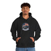 Vintage Muscle Car with American Flag Hoodie | America Graphic Sweatshirt