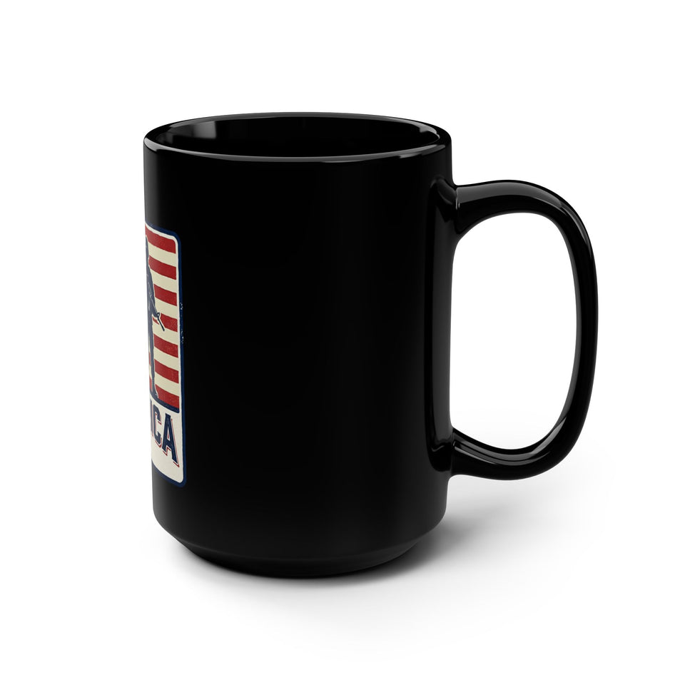 America Flag Soldiers Mug | Patriotic Military Coffee Cup