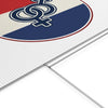 Interlocked Male Female Symbols Plastic Yard Sign | Red White Blue Circle
