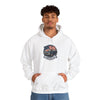 Vintage Muscle Car with American Flag Hoodie | America Graphic Sweatshirt