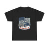 Vintage Pickup Truck America Tee | American Flag Patriotic Shirt